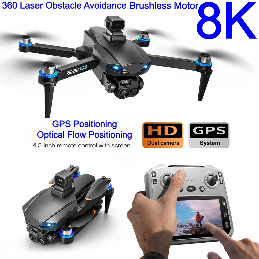 Nowy dron 8K z kamerą HD, lase – Drone Camera 4K recenzja i cena
